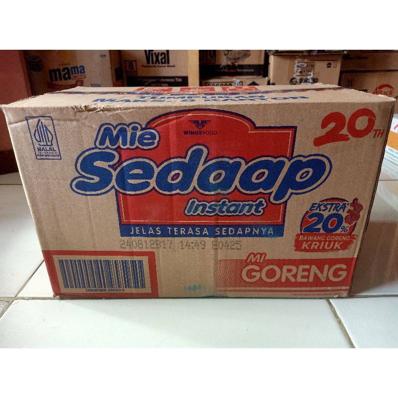 

Sedap goreng 1 dus isi 40 pcs