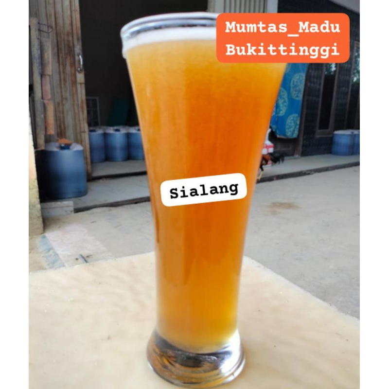 

Madu Murni Hutan Sialang 500gr Lebah Liar Dorsata Madu Murni Bersanad