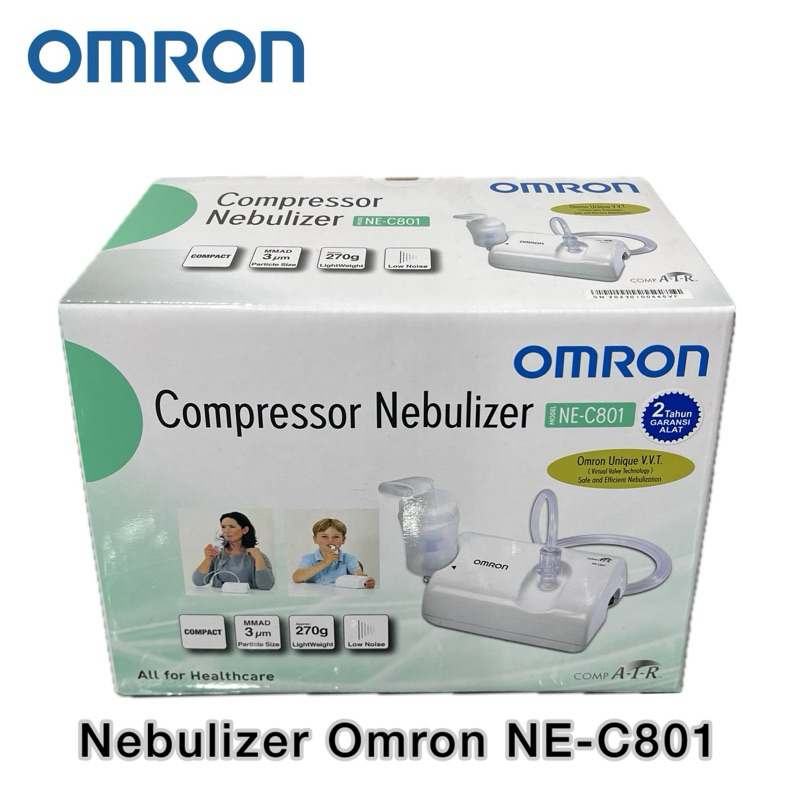 NEBULIZER OMRON NE-C801 / ALAT UAP INHALASI OMRON NEBULIZER TYPE NE-C801