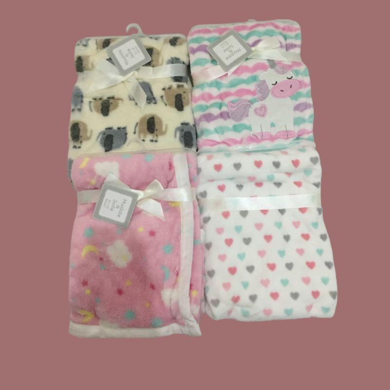 Selimut Bayi Lembut Bludru Import