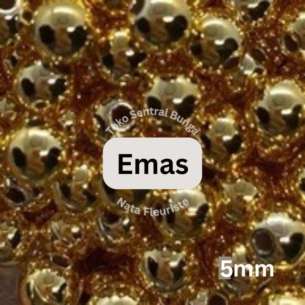 Mote Payet Manik Mutiara Jepang 5mm MGB Asli Jepang 10 gram