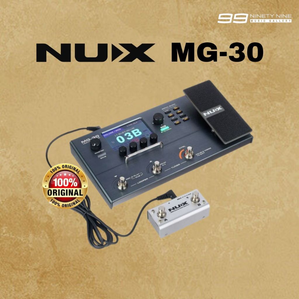 Efek Gitar Guitar Nux MG-30, MG-300,MG-400 Original Modelling Processor Digital