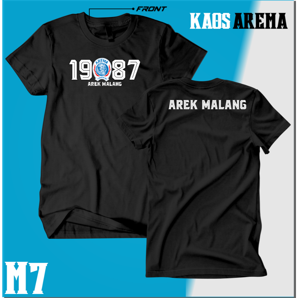 KAOS AREMA 1987A AREMANITA KAOS TERBARU TERLARIS AREMA FC
