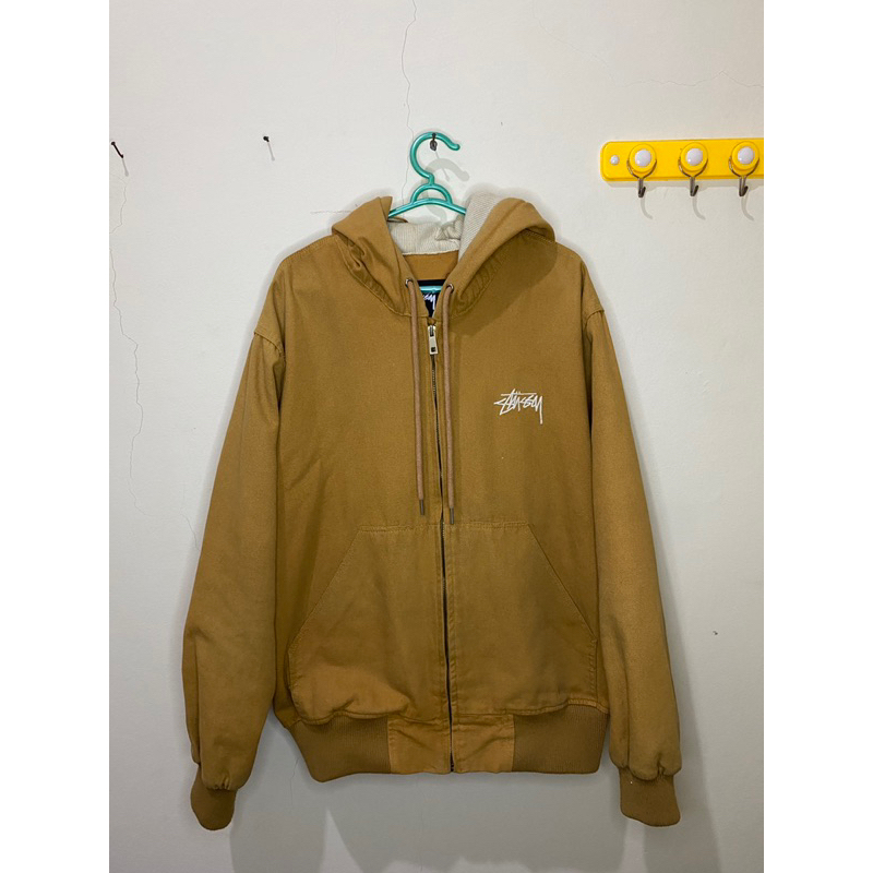 active jacket stussy brown
