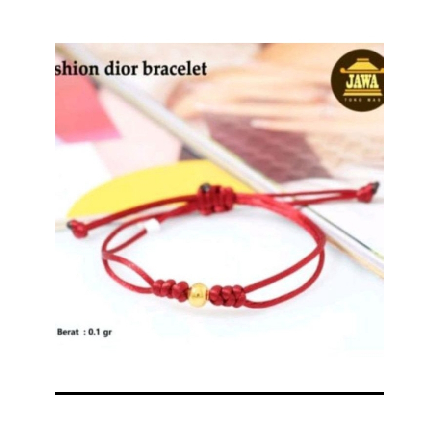 gelang Tali Liontin Emas Semar Jawa