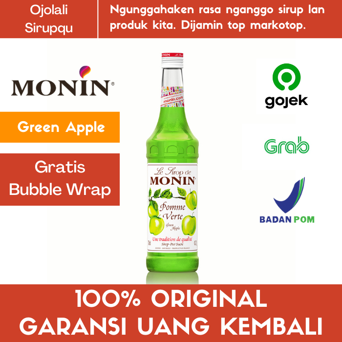 

MONIN Green Apple Syrup 700 mL 70 cL