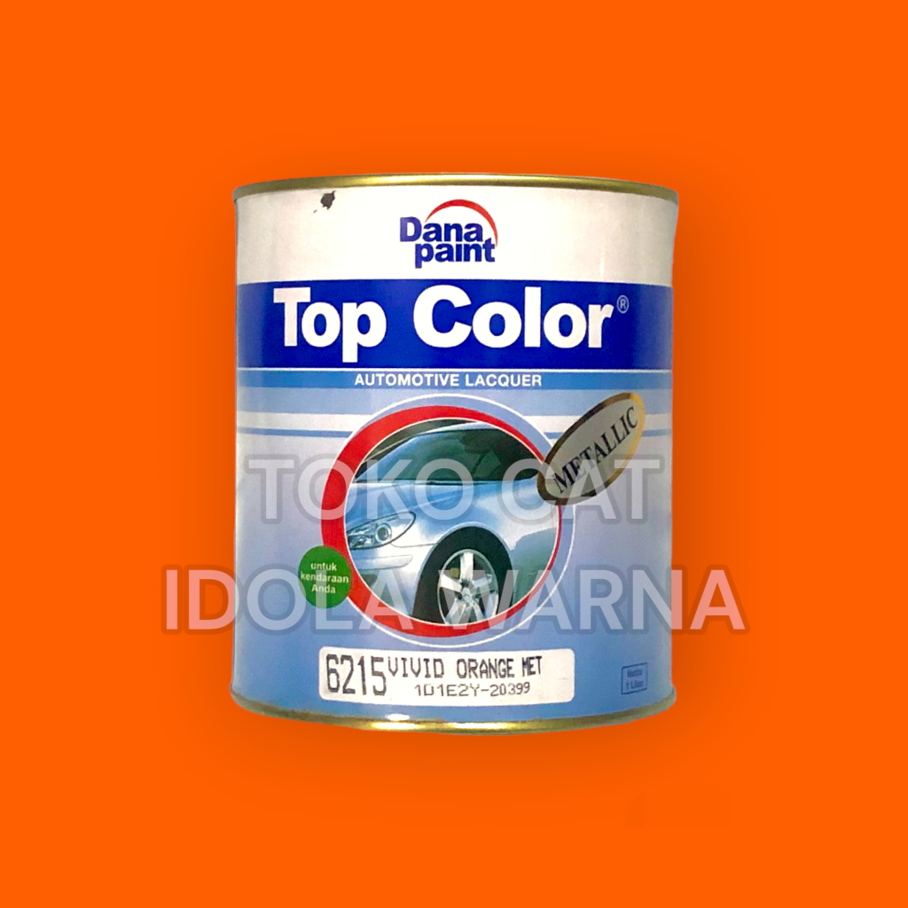 CAT DUCO/NC TOP COLOR METALLIC  - Warna Vivid Orange met 6215 / Kemasan Kaleng
