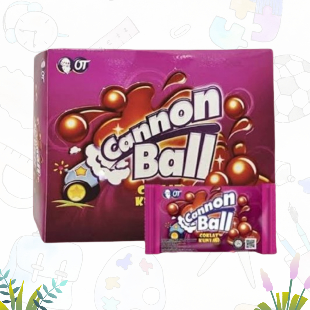 

Cannon Ball | Coklat Kunyah 24x5.4gr (1BOX)