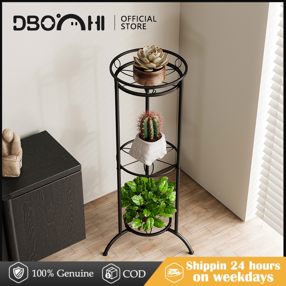 DBODHI Rak Bunga Susun Besi Minimalis Rak Taman Minimalis Pot Bunga Besi Standing Pot Murah