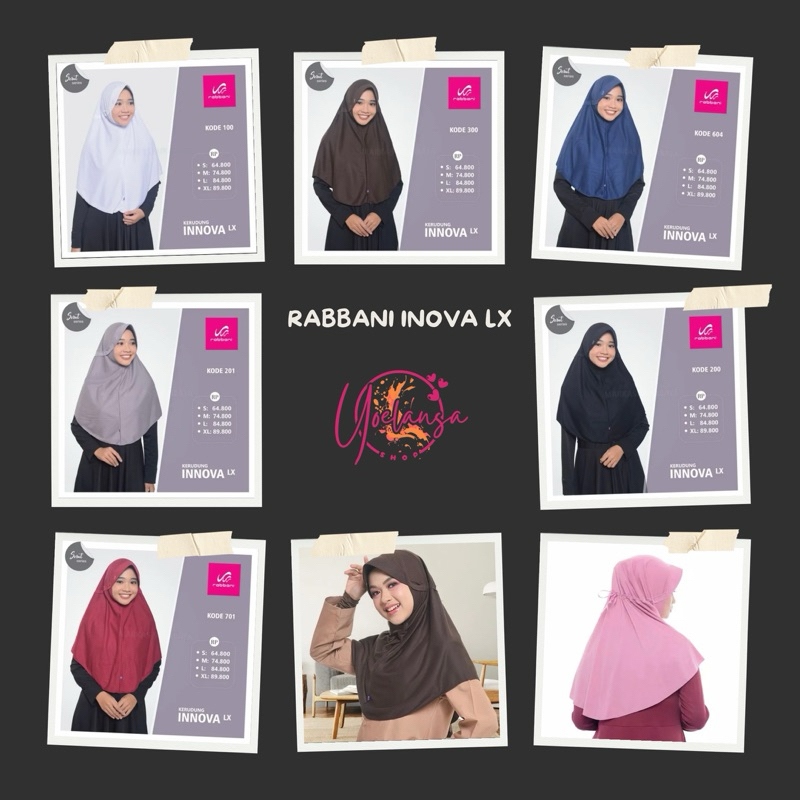 Kerudung Sekolah RABBANI INOVA LX| HIJAB RABBANI|RABBANI INOVA LX