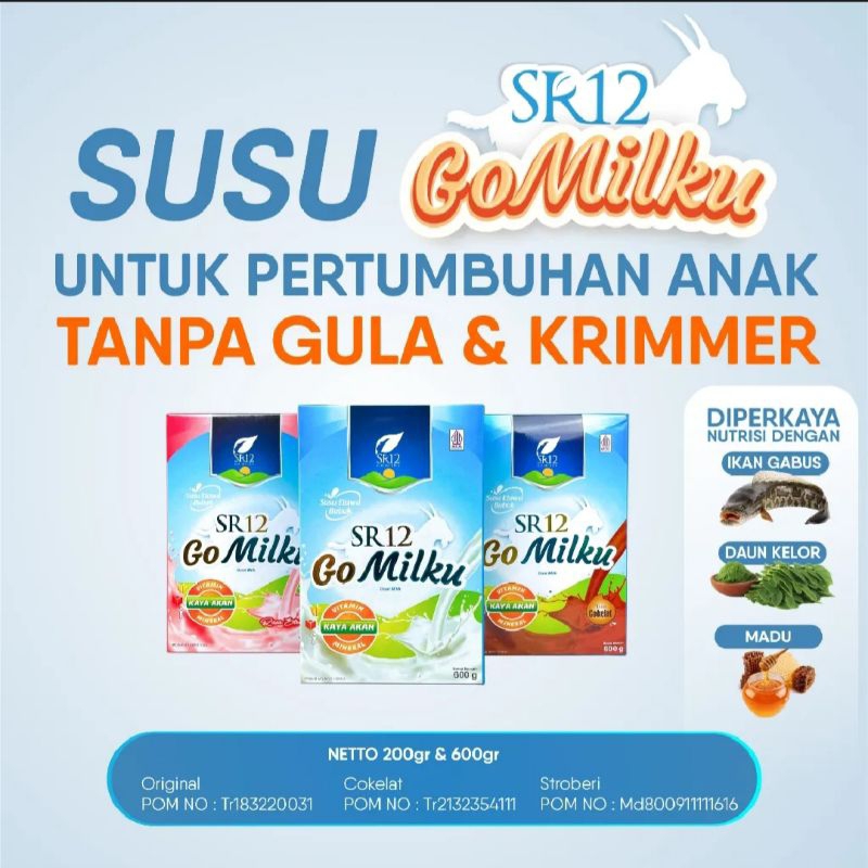 

SR12 GOMILKU HALAL | Susu Kambing Etawa Premium Meningkatkan Imun Tubuh dan Memiliki berbagai manfaat kesehatan