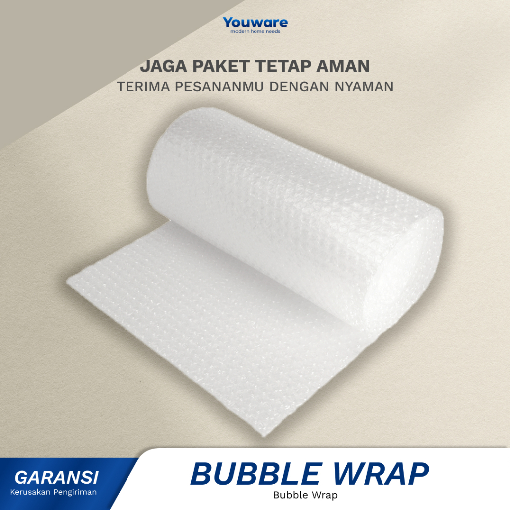 

YOUWARE - Tambahan Bubble Wrap untuk Pecah Belah