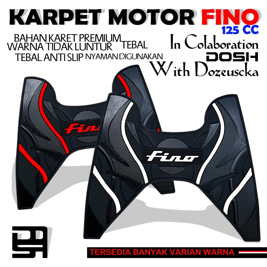 Karpet Motor FINO/Aksesoris Motor FINO/Pijakan kaki Motor FINO