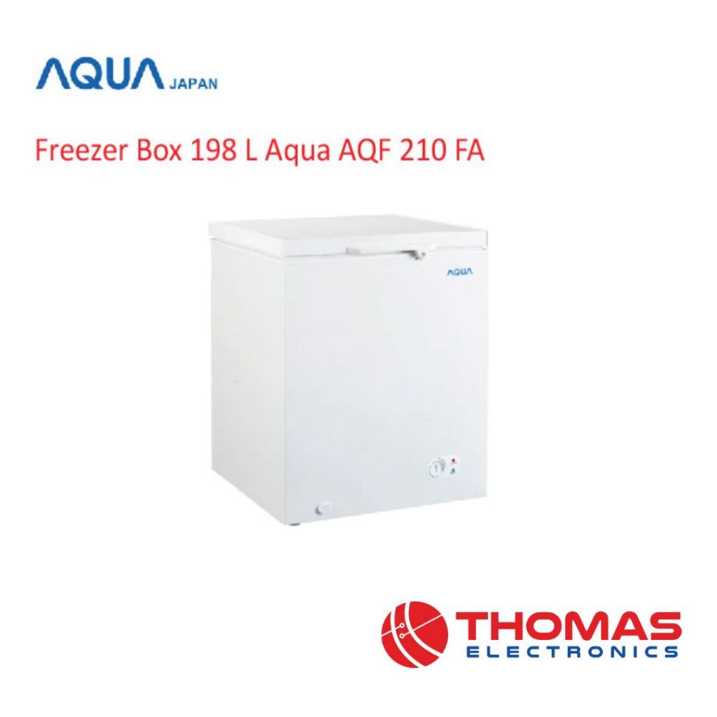 Chest Freezer Box 198 Liter Aqua AQF210FA AQF 210 FA Cold Chain Garansi Resmi