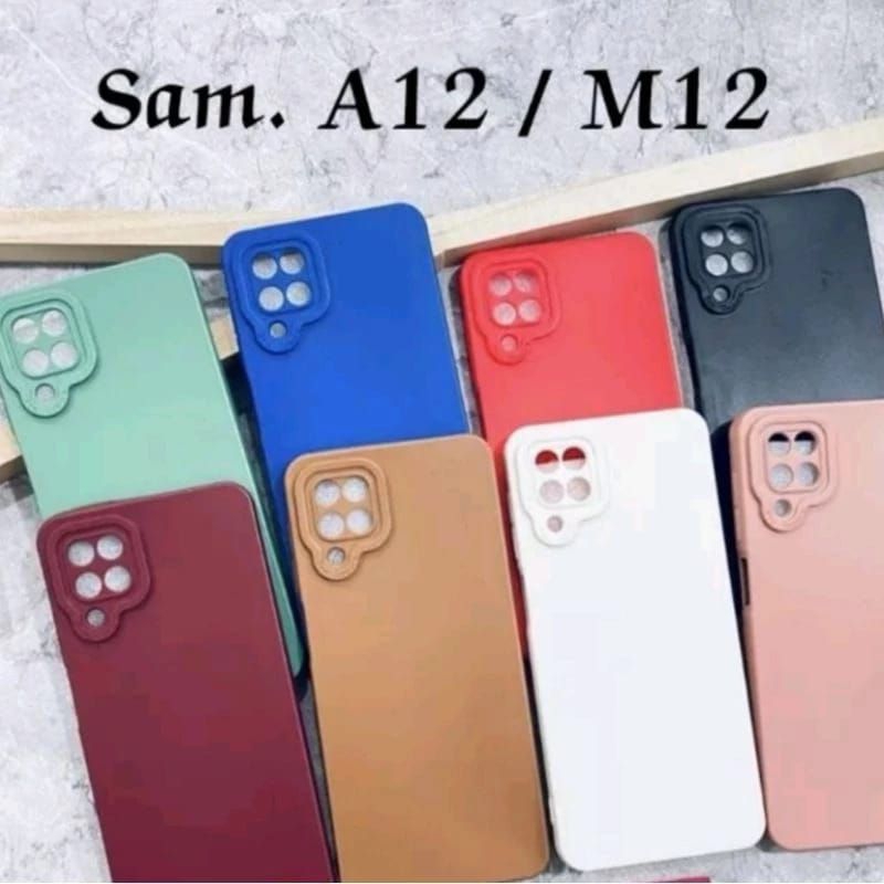 Pro Camera Soft Case Full Cover Matte Case Samsung A12 - CA