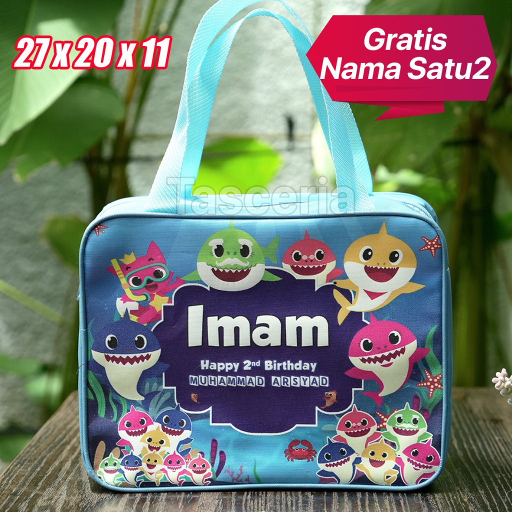 

Tas Bingkisan Ulang Tahun Anak Bahan Tebal Baby Shark