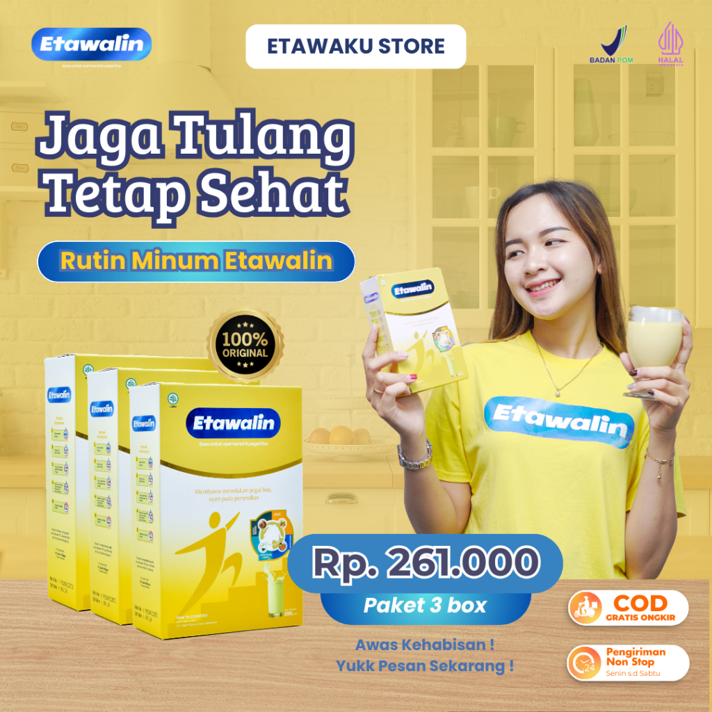 

Etawalin Susu Kambing Etawa Mengatasi Asam Urat Sendi dan Tulang Official 3 Box