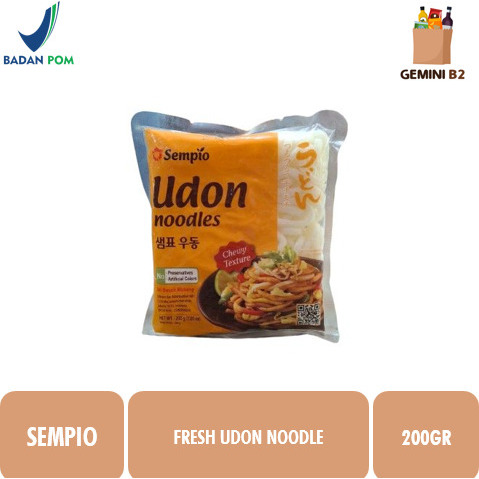 

Sempio Fresh Udon Noodle / Mie Matang Basah 200GR