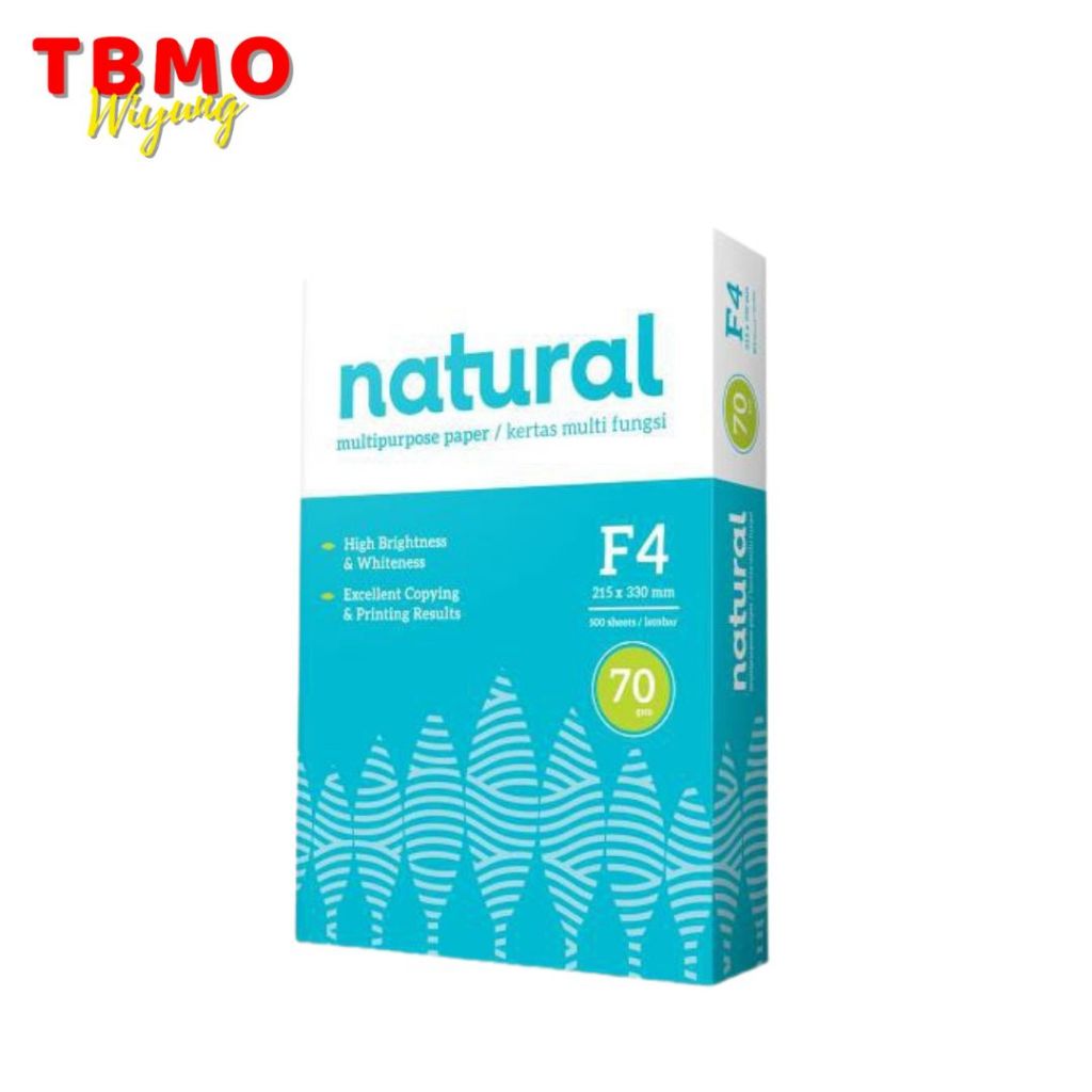 

Tbmo Kertas HVS 70gram F4 Natural / Kertas print dan fotocopy