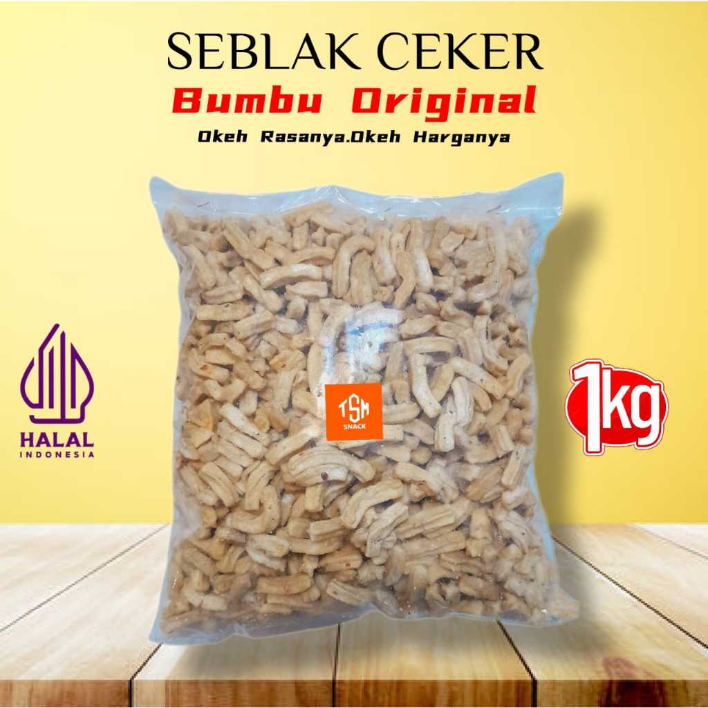 

Seblak Ceker Bumbu Original 1 Kg Seblak Goreng Gurih Renyah