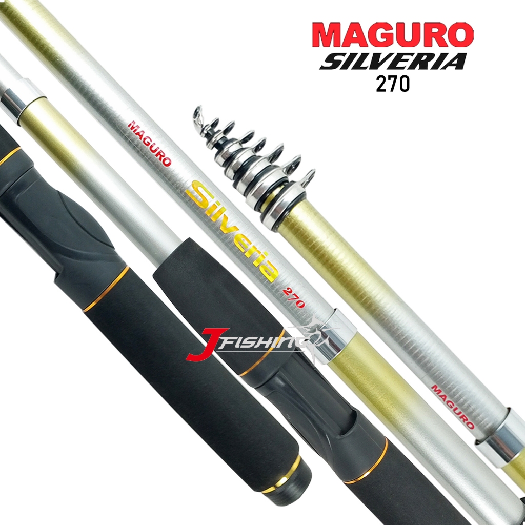 Joran MAGURO SILVERIA 150 s/d 270 | Carbon | Udang | Teleskopik