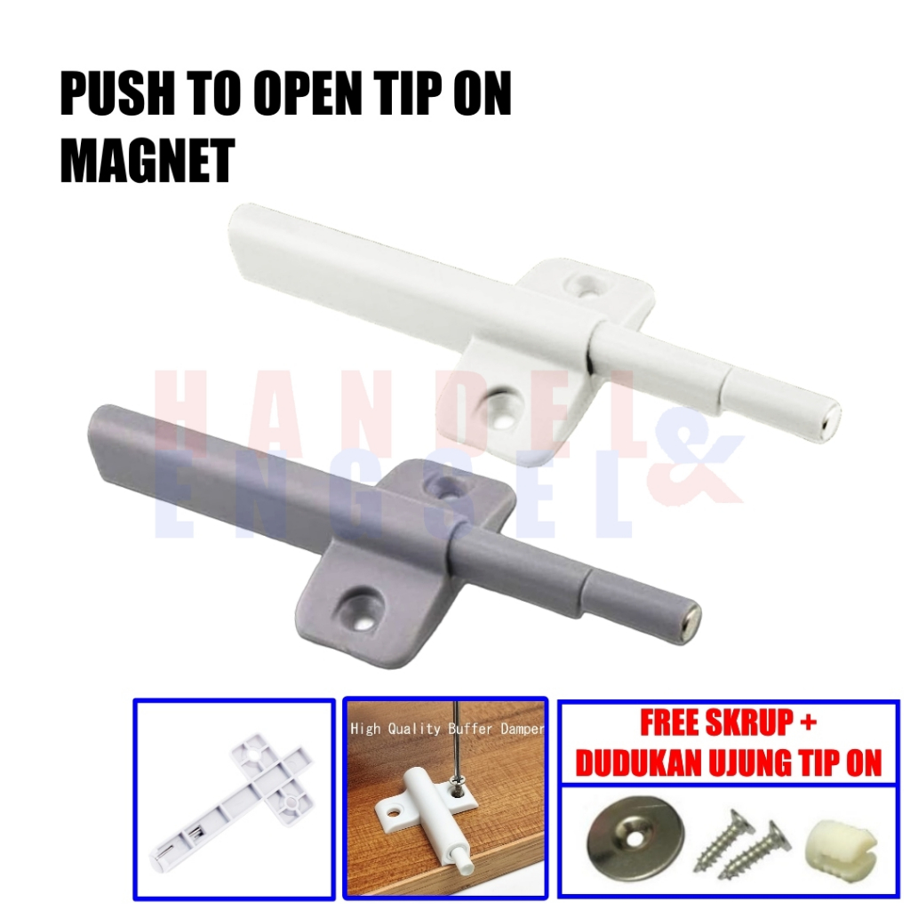 Catches Damper Ring Push Open Magnet Tip On Magnet Push To Open Lemari