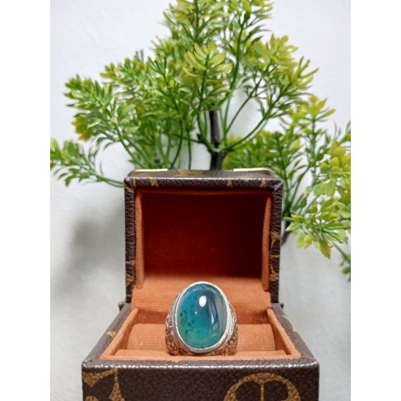 Cincin Batu Bacan Gulau Kristal 100%ORIGINAL