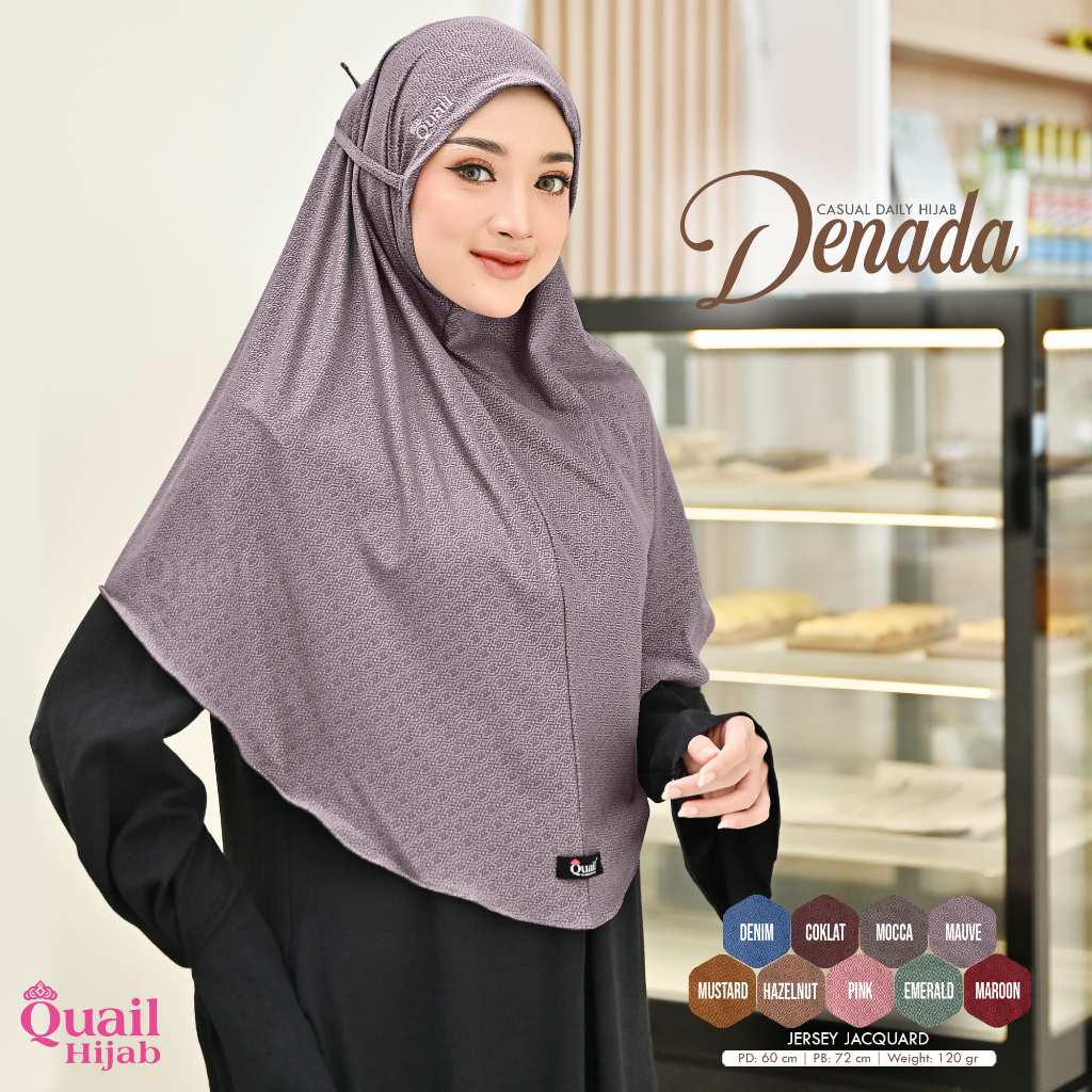 Quail Hijab - DENADA HIJAB TALI ORI QUAIL JERSEY PREMIUM