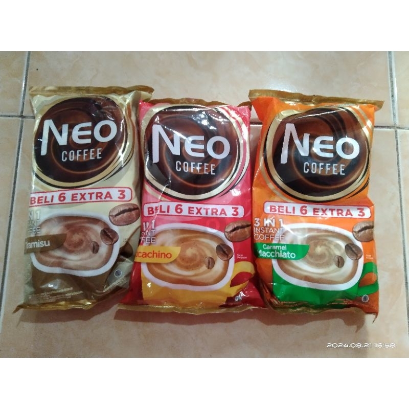 

Neo Coffe isi 9/ kopi neo / neo mocachino tiramisu machiato / neo kopi/ neo