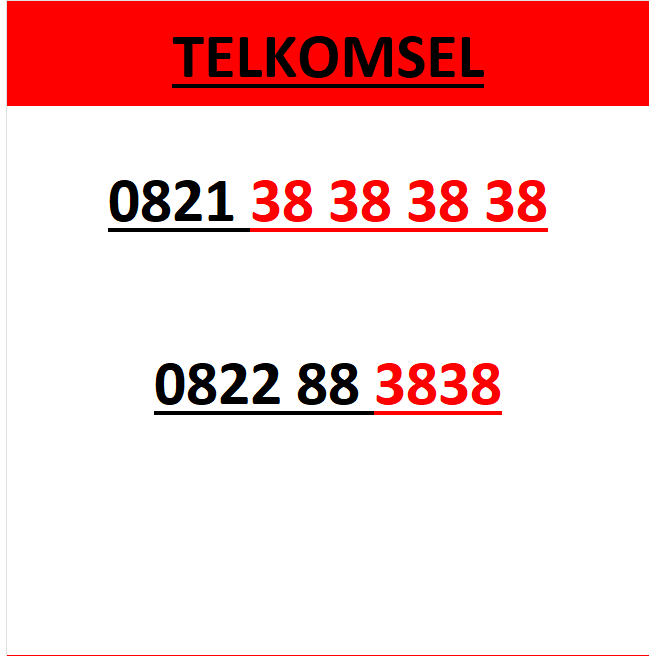 nomor cantik telkomsel simpati seri abab 3838 murah lengkap wn84 60000