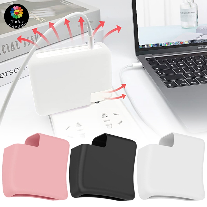 Case Charger Macbook Pelindung Charger Macbook Cover Silikon Protector Magsafe Charger Case For Macb