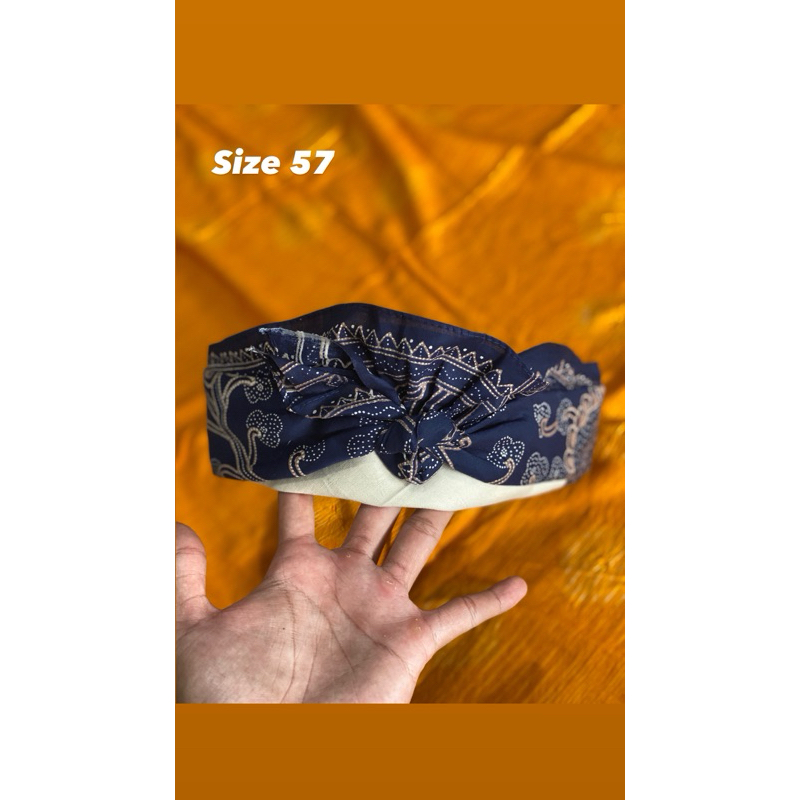 Udeng Jadi Rimpit Batik Semi Tulis