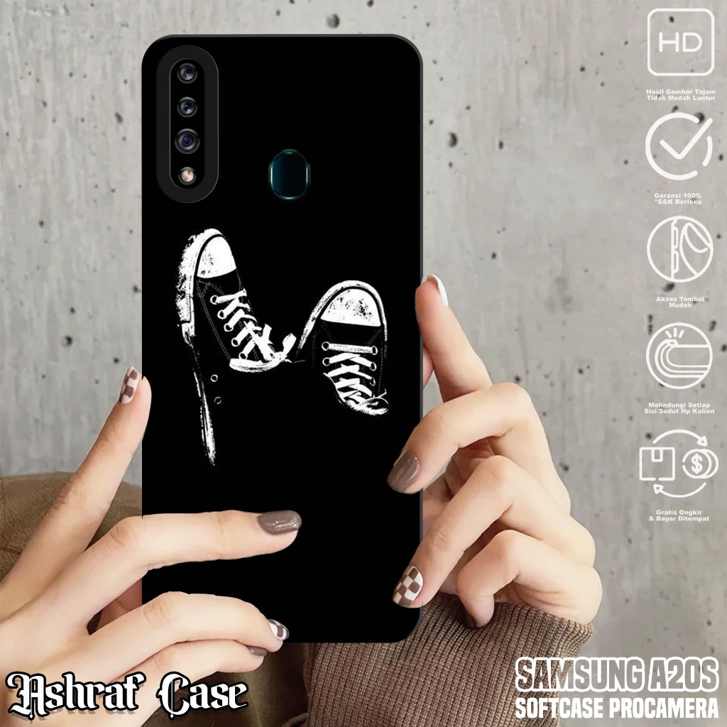 Case Samsung A20S - Casing Hp Samsung A20S Motif BLCK - Silikon Hp Samsung A20S - Softcase Hp Samsun