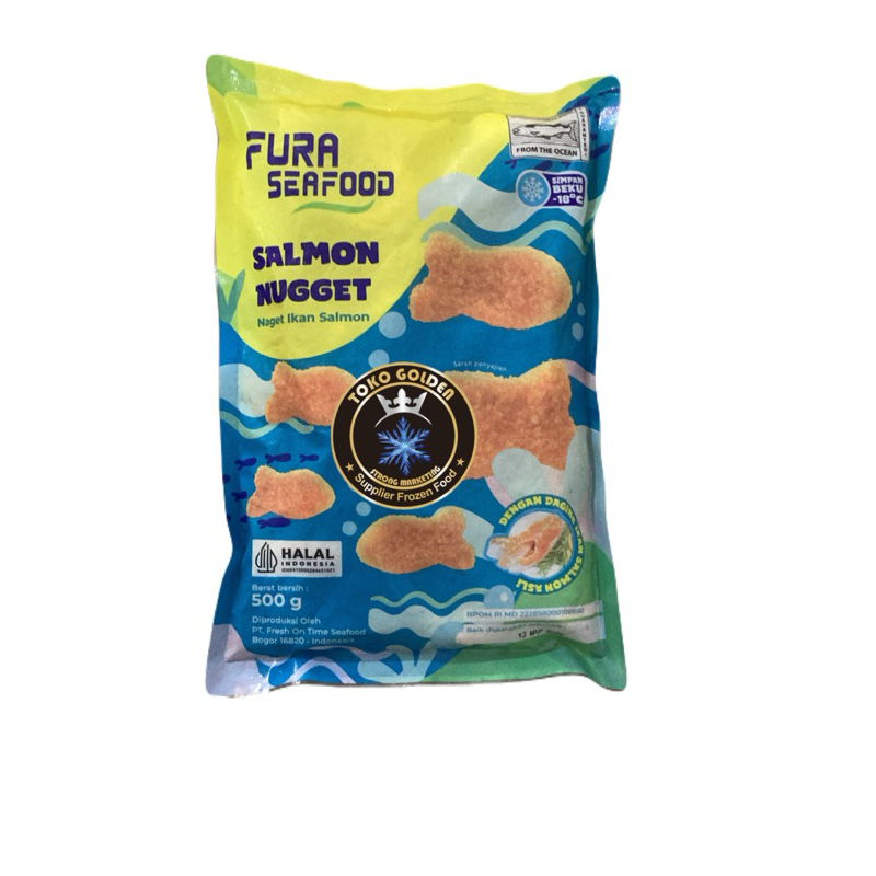 

Fura seafood salmon nugget 500gr / naget ikan salmon