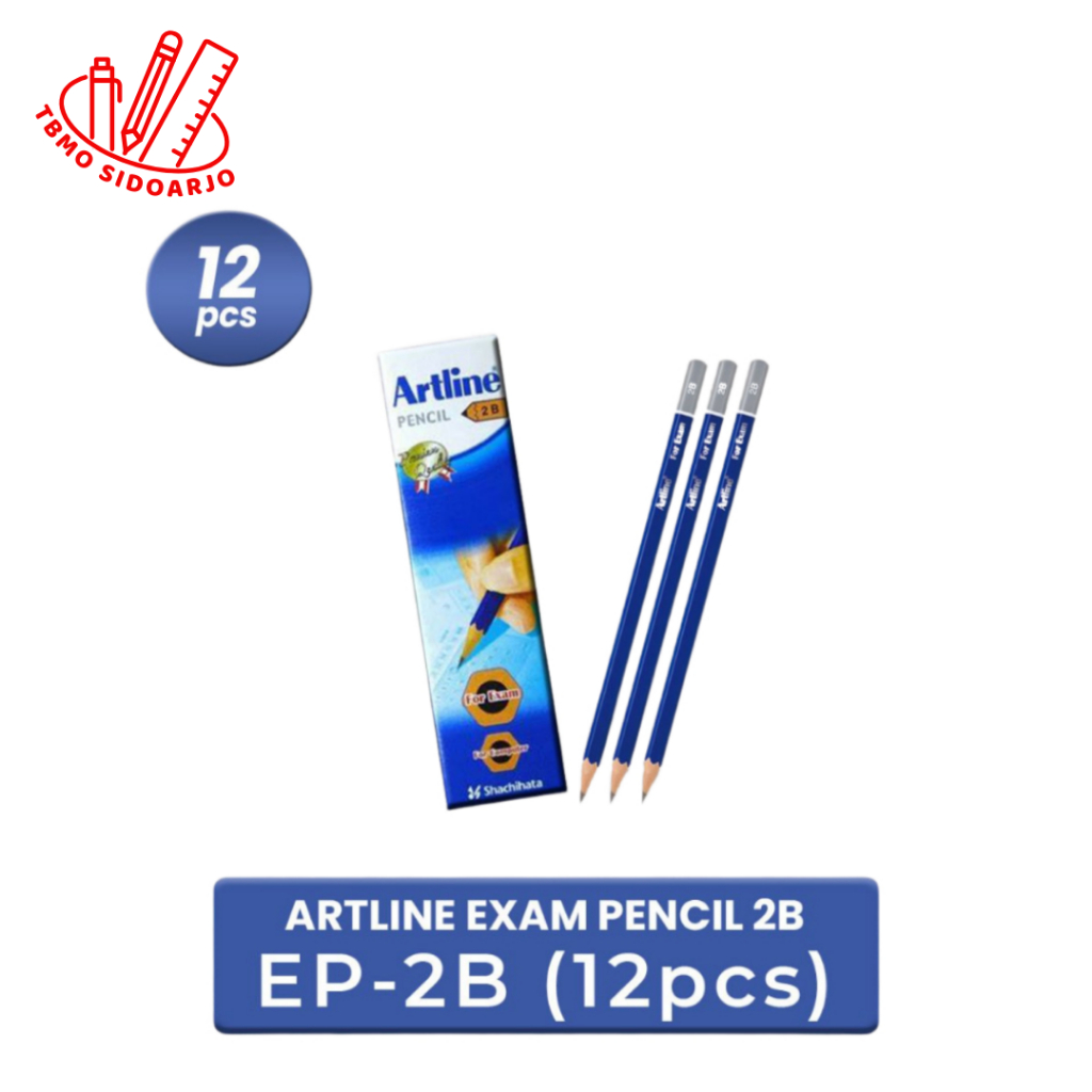 

TBMO Artline Pensil Ujian 2B EP-2B Per Pack Isi 12