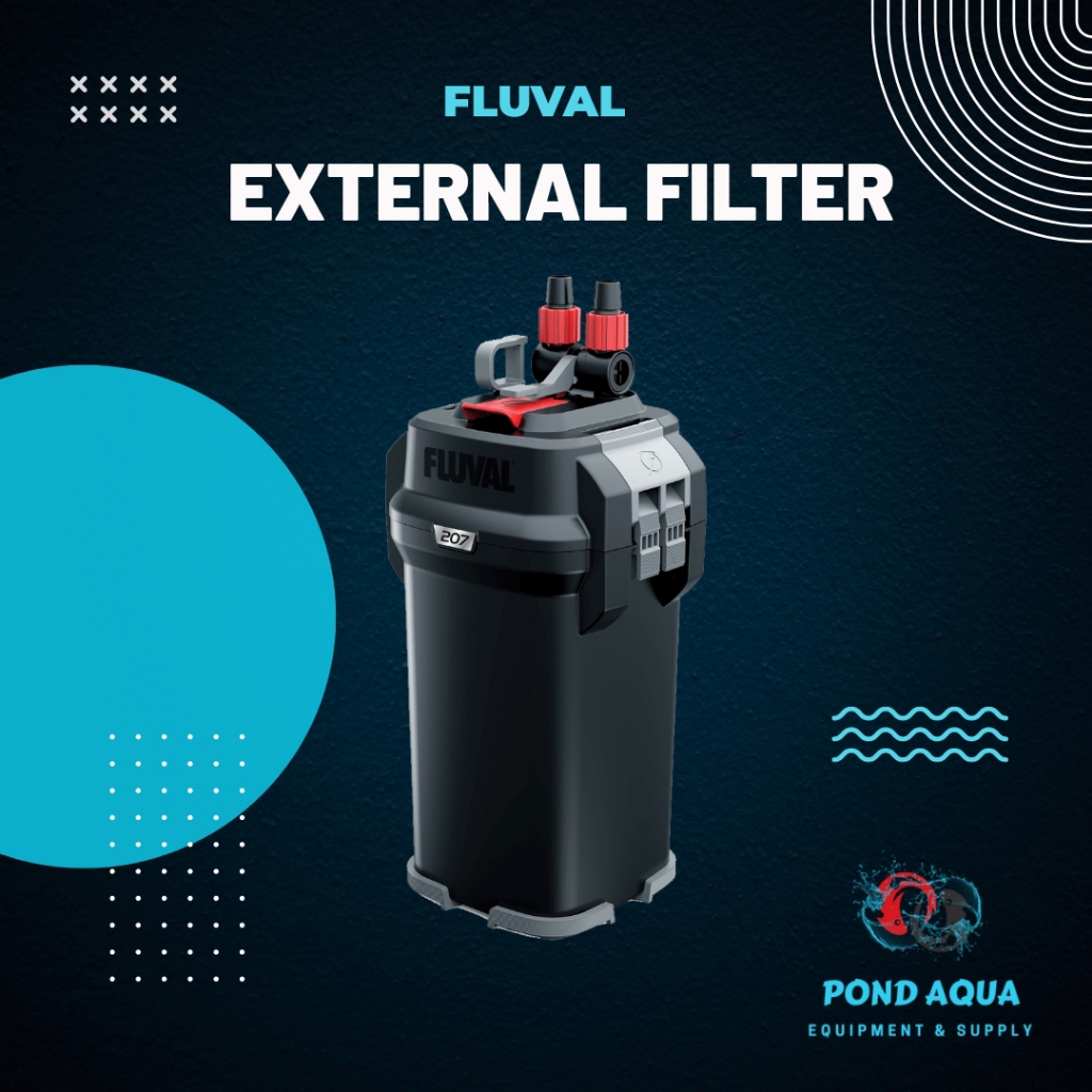 Performance Filter Canister Fluval 207 Eksternal Filter Akuarium