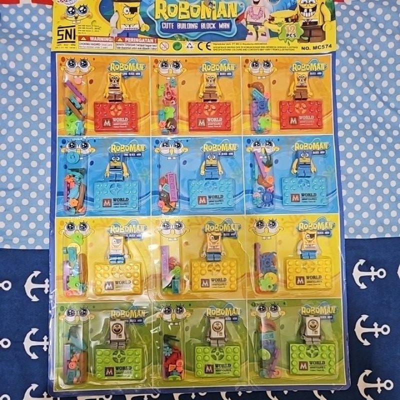 lego roboman spongebob