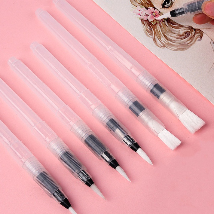 

TERPOPULER water pen set6 Paket Kuas Cat Air Lembut untuk MenggambarMelukis