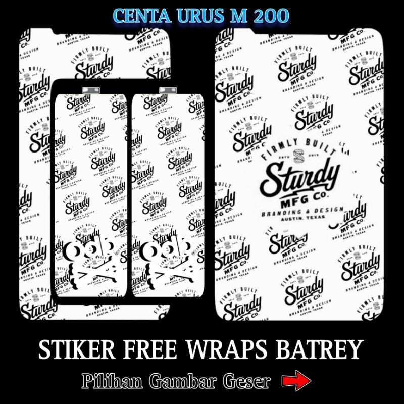 

Stiker inner free bateray M200 terbaru