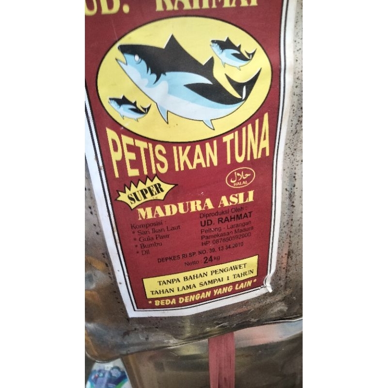 

[TERENAK] 500Gr Petis Madura Asli Ikan TUNA Kemasan Plastik/Refill