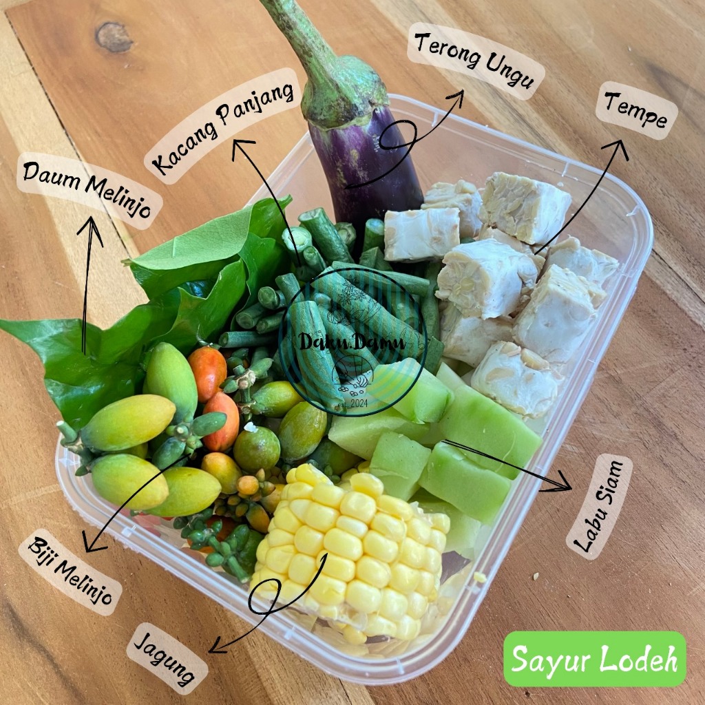 

KIRIM INSTANT/SAMEDAY Food Prep Paket Sayur Lodeh - Bonus Bumbu Racik dan Santan 65 ML