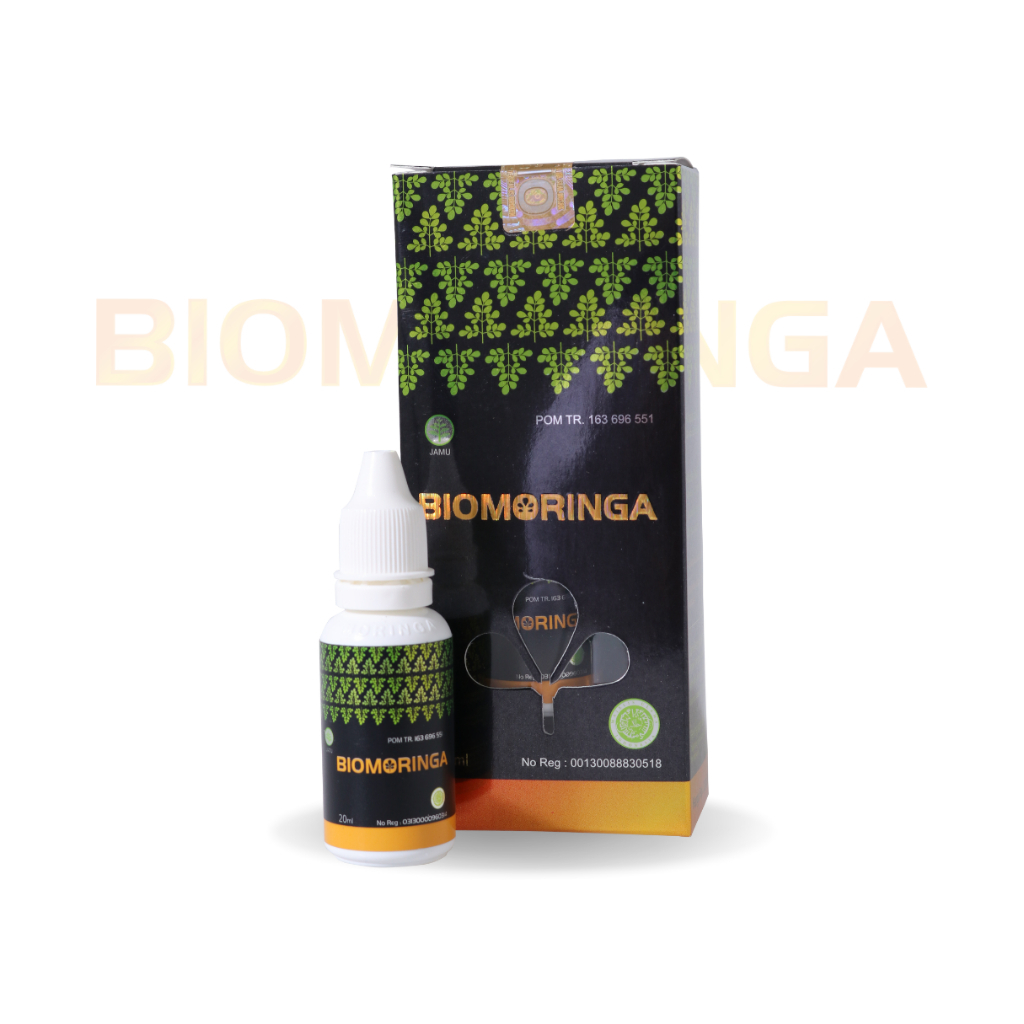 BIO MORINGA Obat Herbal Tetes Atasi Gula Darah, Diabetes ,Dan Asam Urat 20 ml