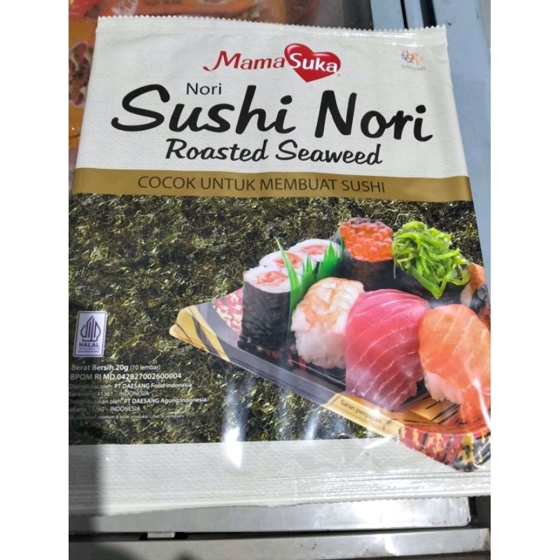 

MamaSuka // Sushi Nori // Rumput Laut // Isi 10 Lembar