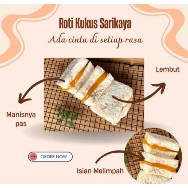 

Roti Kukus Selai Sarikaya Srikaya Homemade lembut tanpa pengawet Penirolls
