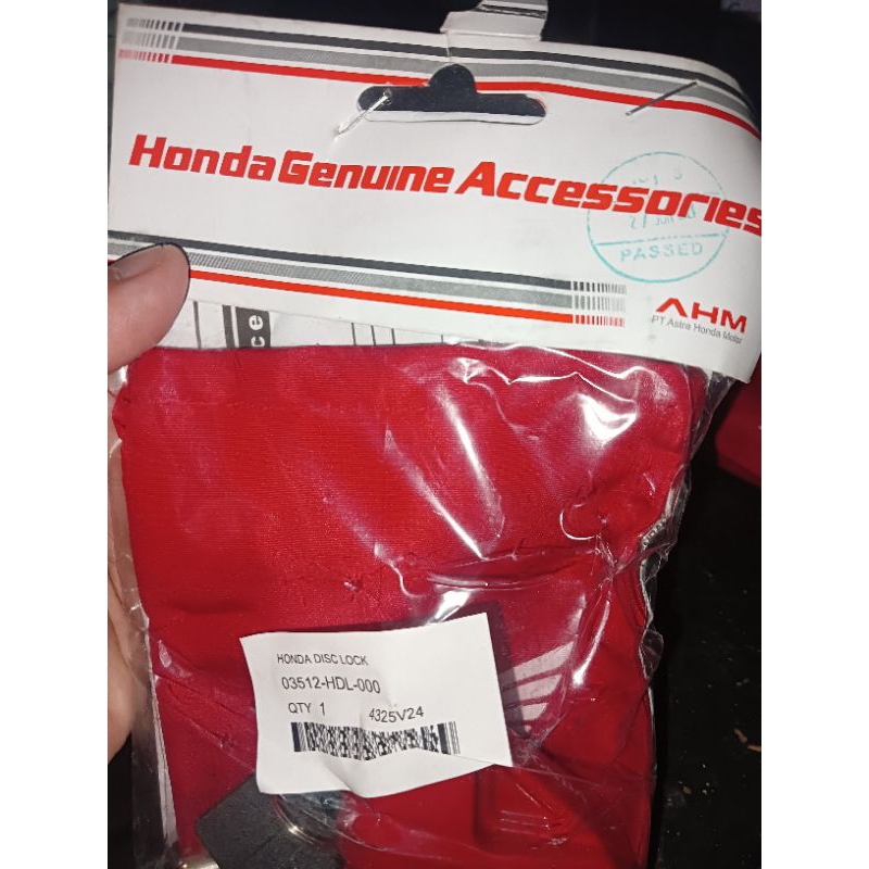 Gembok Cakram Honda