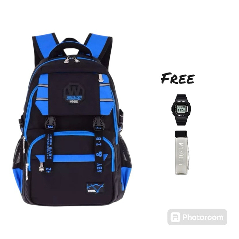 Tas Ransel sekolah Unisex tas Ransel Korean Tas Ransel backpack
