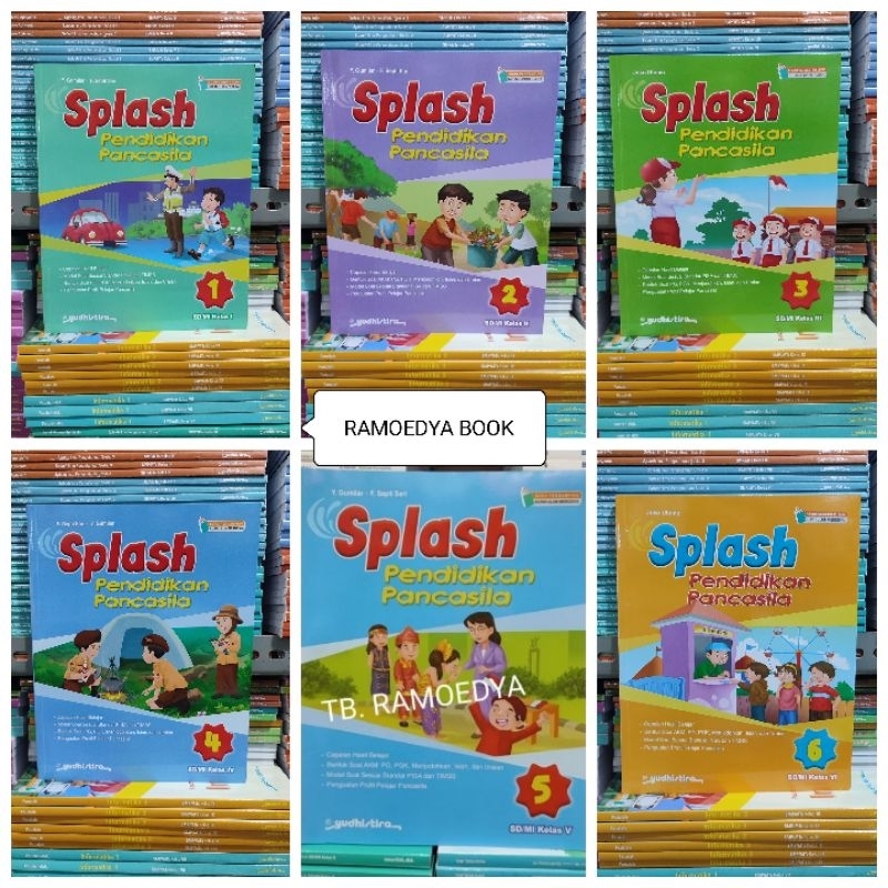 Buku SPLASH PPKN SD/MI kelas 1,2,3,4,5,6 Kurikulum Merdeka Yudhistira