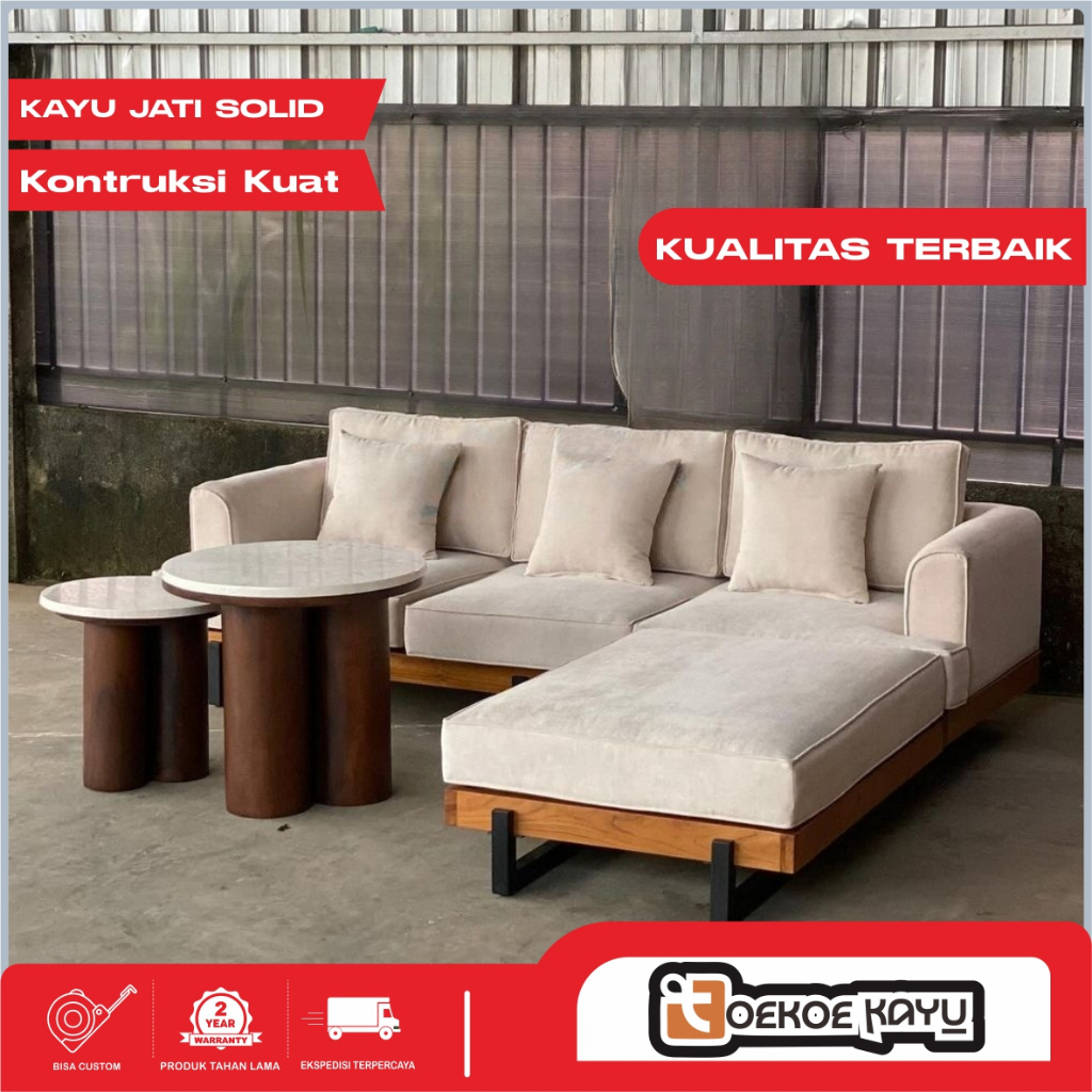 kursi sofa meja marmer kursi tamu kayu jati jepara authentic