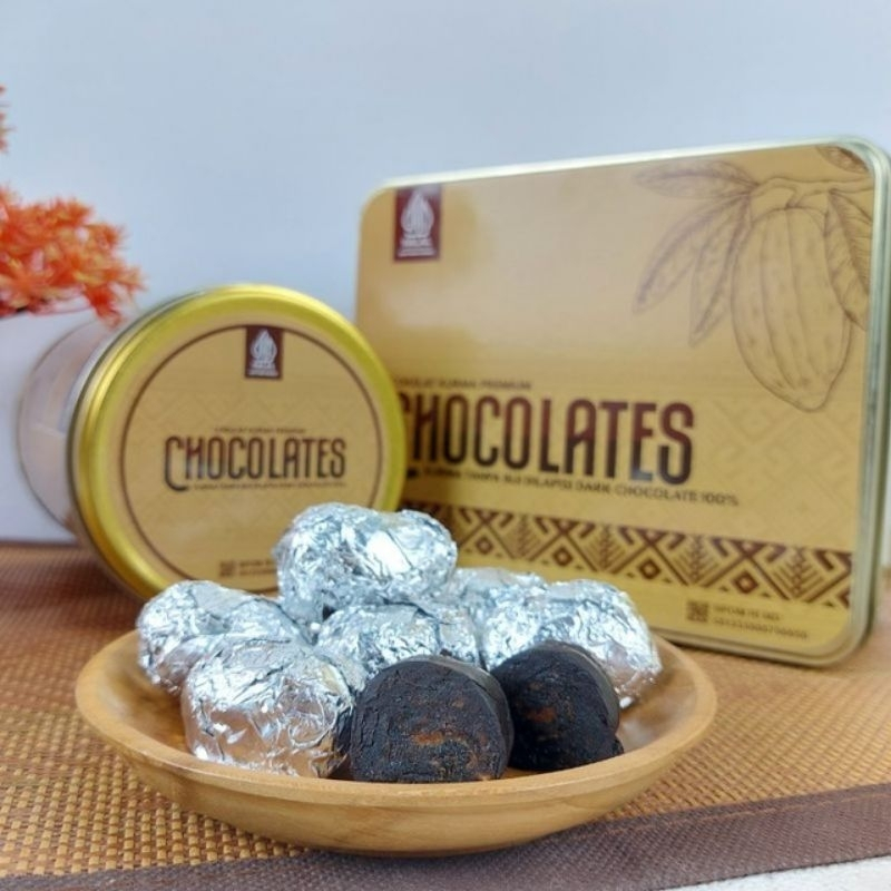 

Chocholates Kurma Dark Coklat Zero Sugar Dazerlate Cocok Untuk Penderita Diabetes