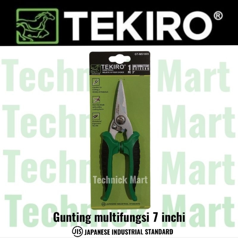 

TEKIRO gunting multifungsi 7 inchi